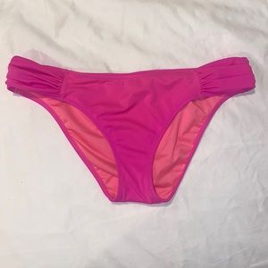 Victorias Secret ruched side bikini bottoms